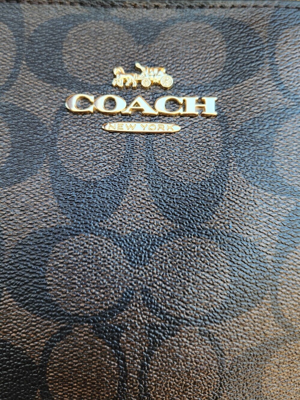 Coach Ava Chain Tote Signature Canvas Shoulder Bag - F87776 - Picture 11 of 16